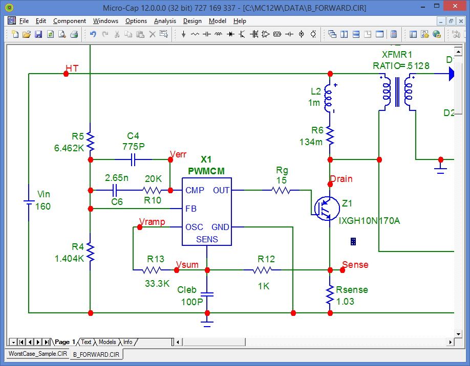 Micro-Cap : un simulateur de circuit analogique/numérique gratuit